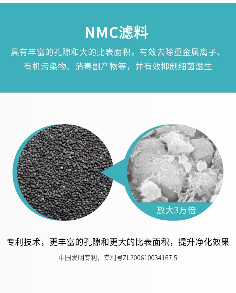 NMC濾料有效降低重金屬離子濃度